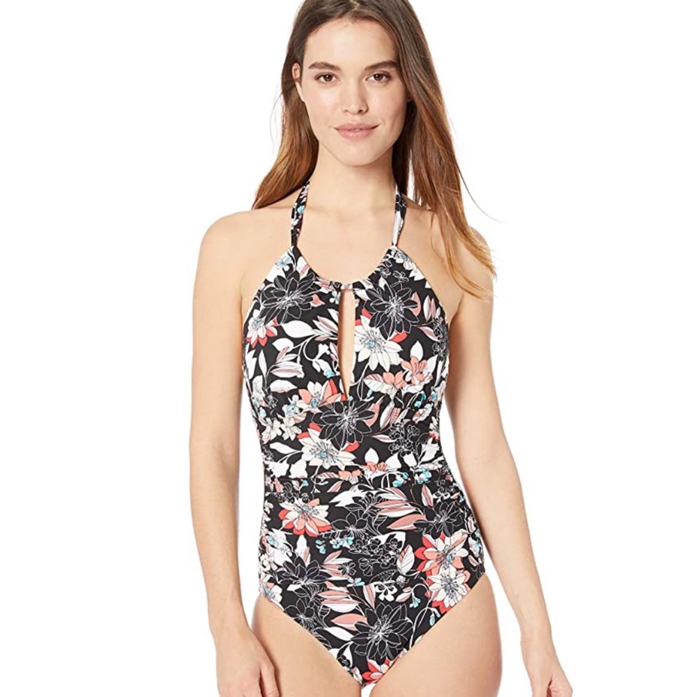 NEW Kenneth Cole High Neck One Piece Size Medium
